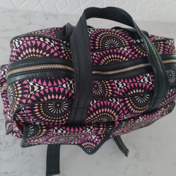 Matthew Williamson for H&M 2009 travel duffle bag, pink and black - Picture 4 of 14